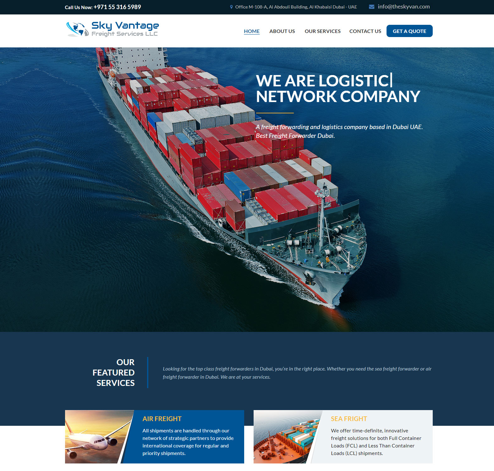 Sky Vantage Freight Services LLC